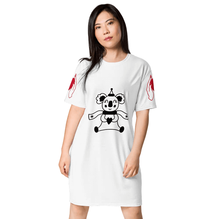 Blackout Elegance T-Shirt Dress product image (1)