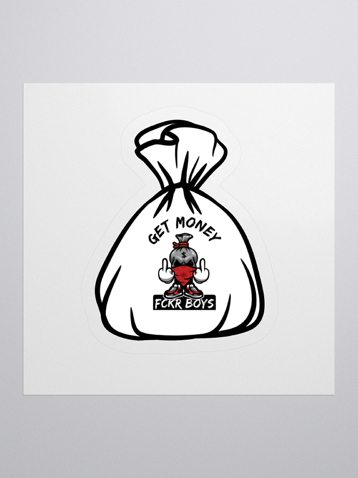 GET MONEY FCKR BOY Stickers product image (1)