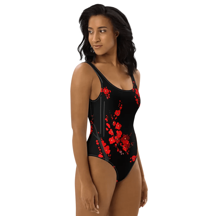 Sakura Blossom Burst - Swimsuit Black product image (5)