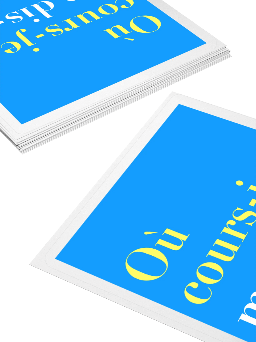 Où cours-je • Endless Run Classic Edition sticker product image (4)