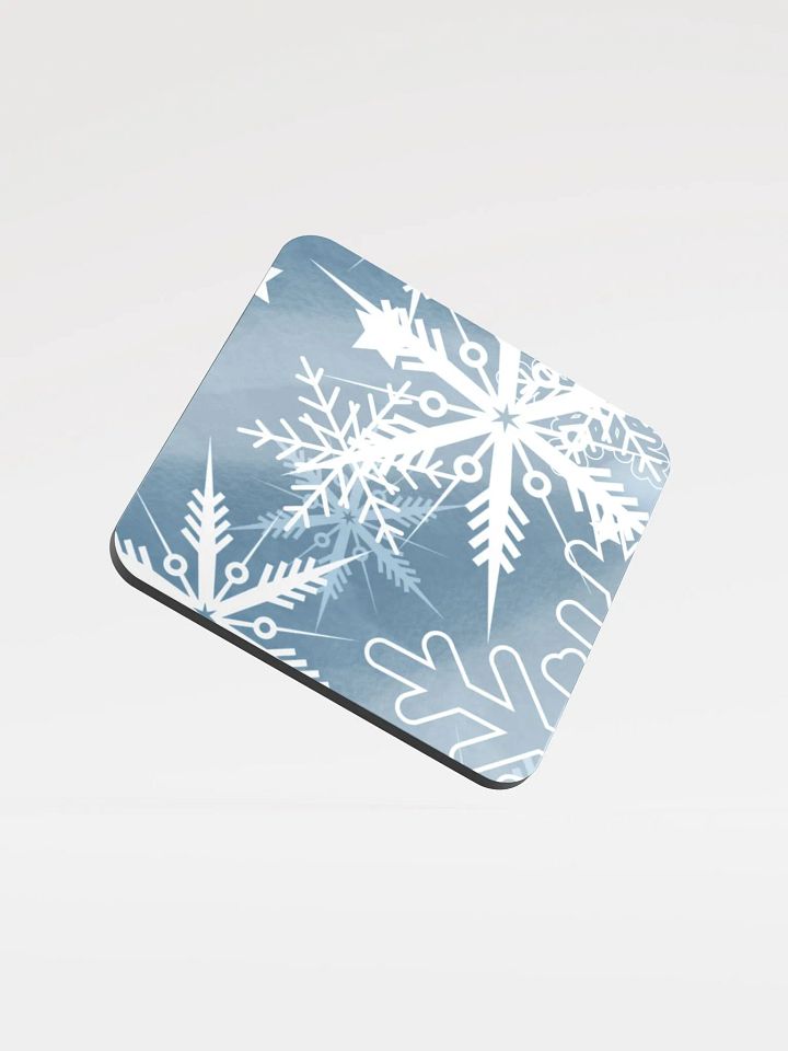 Frosty Flakes Glossed Cork Coaster gift for entertainers moms colleagues friends product image (1)