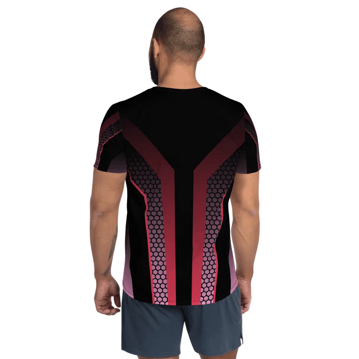 Honeycomb Vibe All-Over Athletic Tee product image (2)