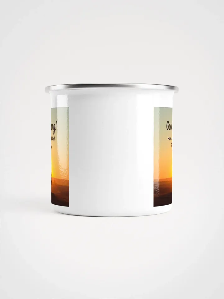 Smiling Sunrise Enamel Mug product image (2)