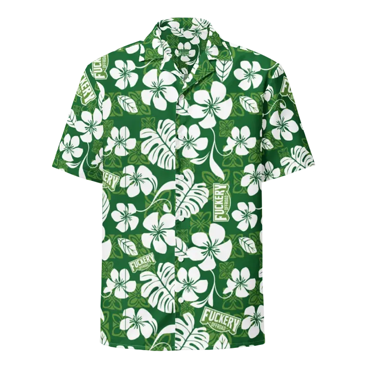 Fuckery Offroad Hawaiian Shirt - Green product image (1)