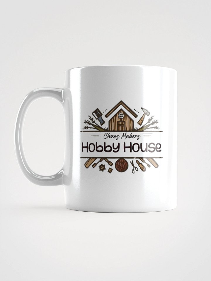 Plays Well With Chickens | Glossy White Mug product image (2)