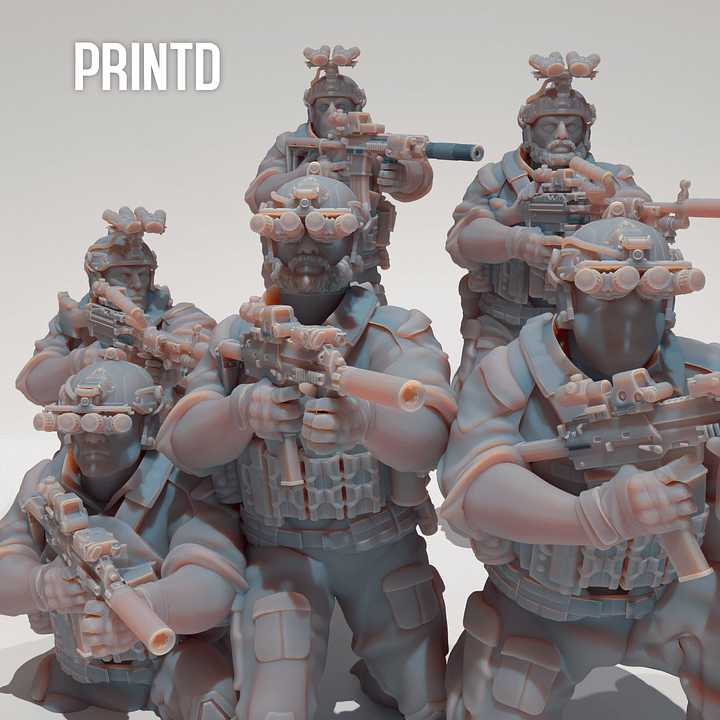 DEVGRU Seal Team Set - Modern Warfare Scale Models product image (1)
