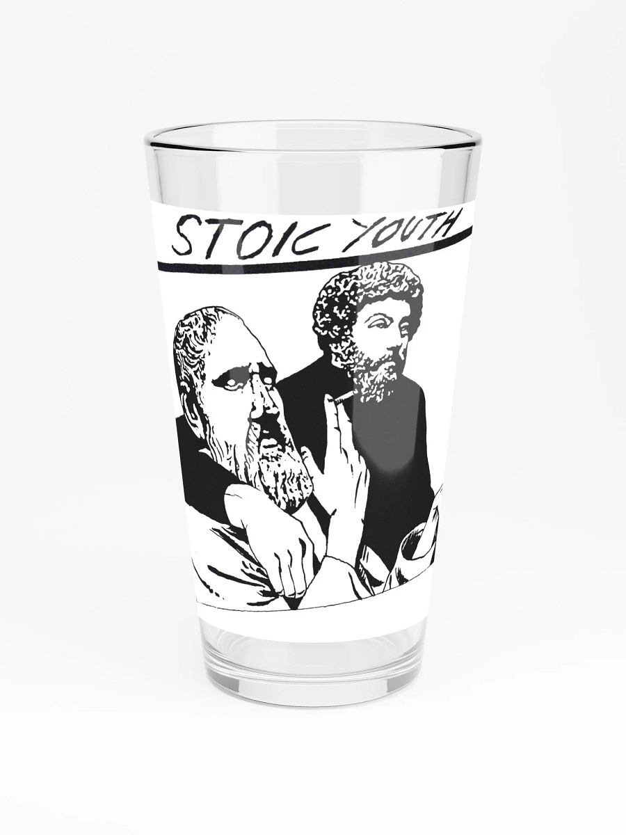 Stoic Youth Shaker Pint Glass product image (3)