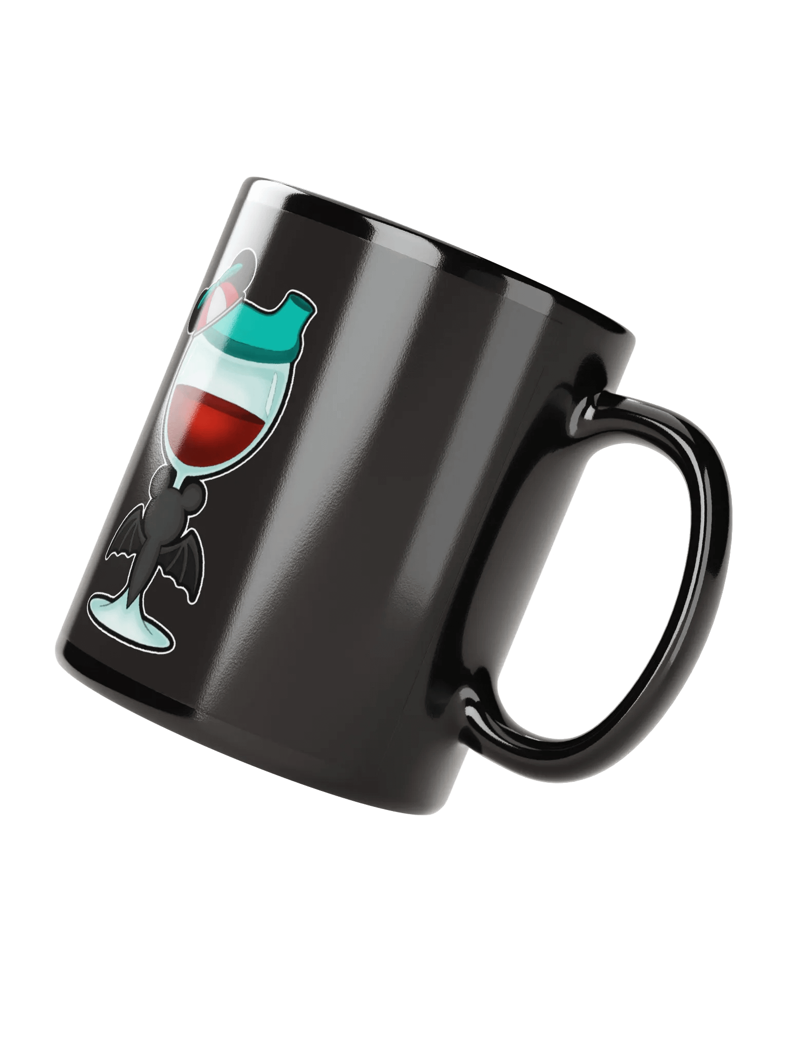 Wine-Hayley Logo Black Mug product image (4)