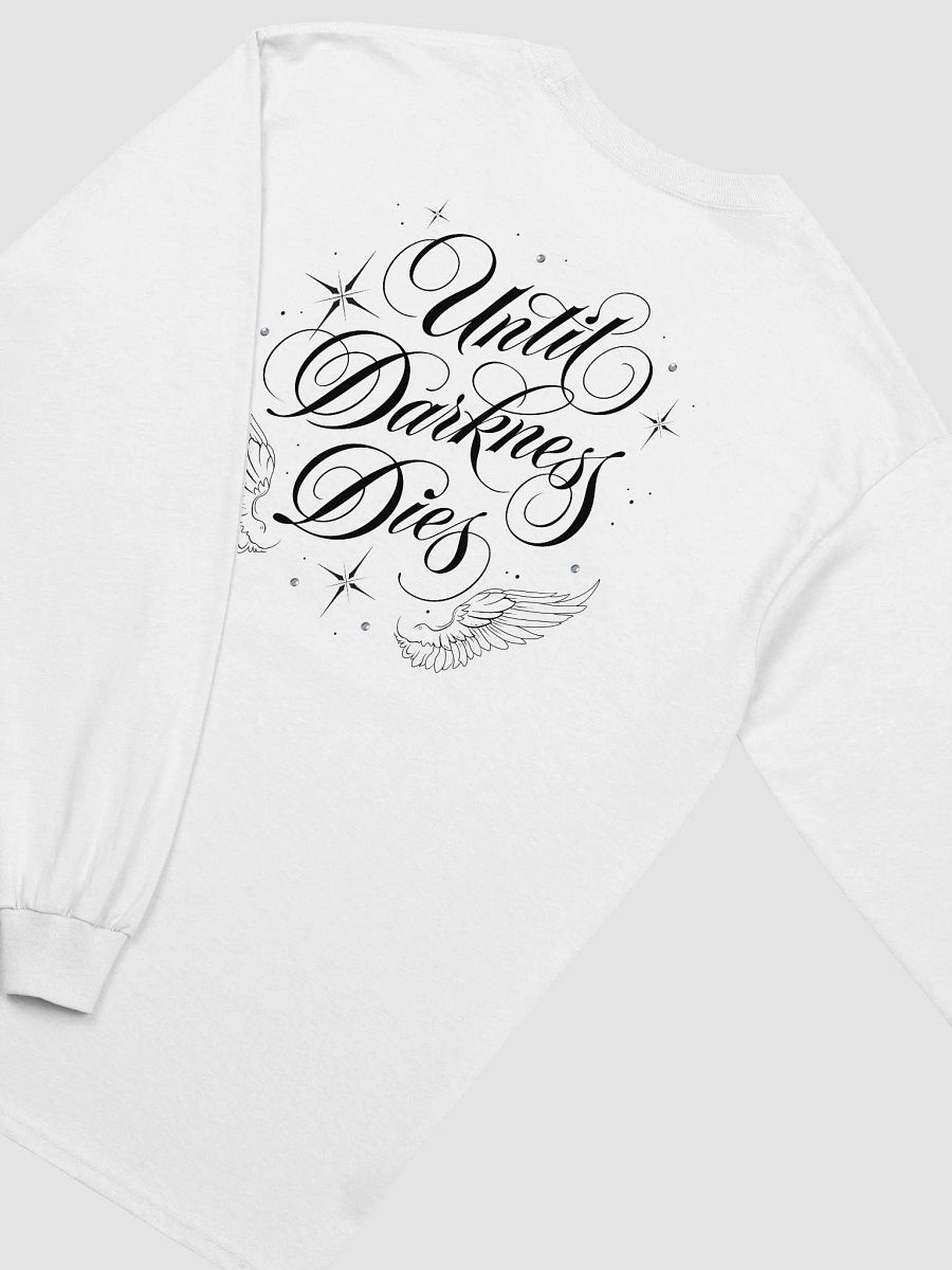 Until Darkness Dies (wings design) Cotton Long Sleeve T-Shirt product image (4)