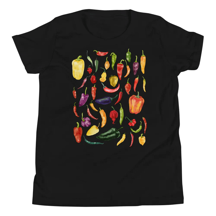Chili Pepper Collage Youth T-Shirt product image (1)