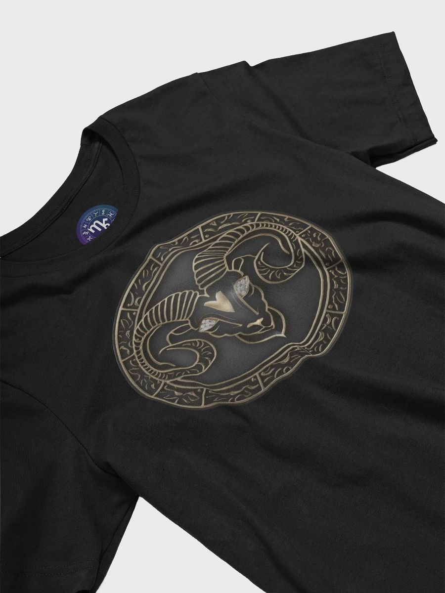 Exclusive Aries Zodiac T-Shirt - Premium Unisex Design with Ornate Ram and Celestial Motifs product image (5)