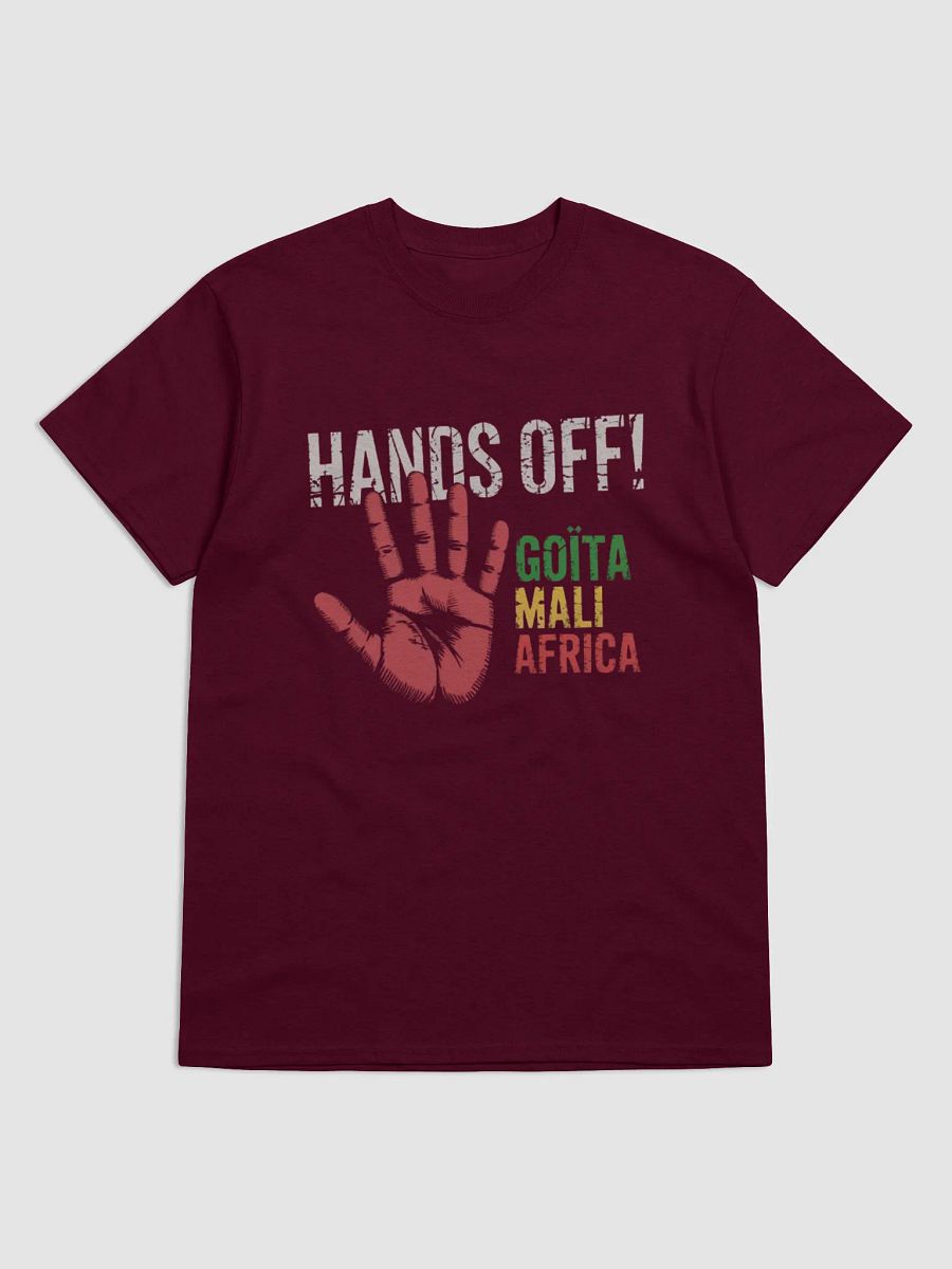 Hands off Assimi Goïta Flag of Mali Africa Goita Midweight T-shirt product image (1)