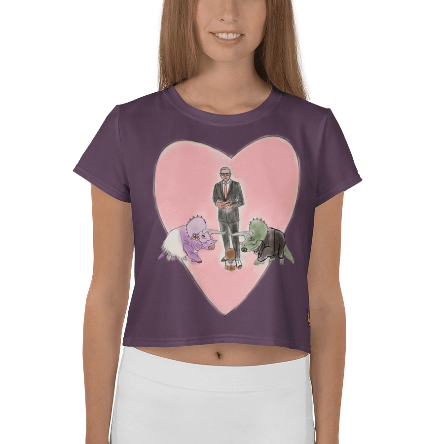 "Jurassic Park Wedding" Crop Tee product image (1)