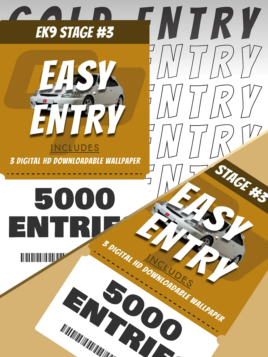 Easy Entry Gold (10000 Entries) product image (1)