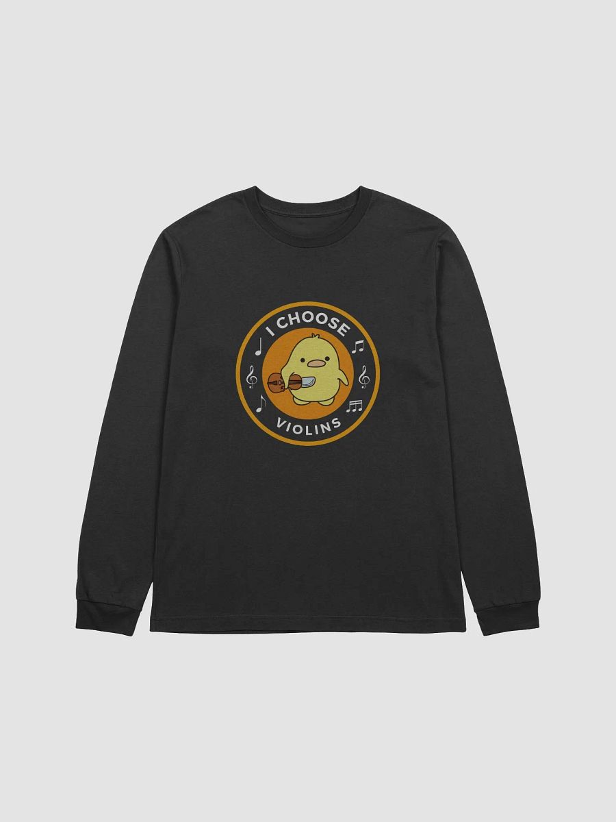 I choose violins Bella+Canvas Supersoft Long Sleeve T-Shirt product image (1)
