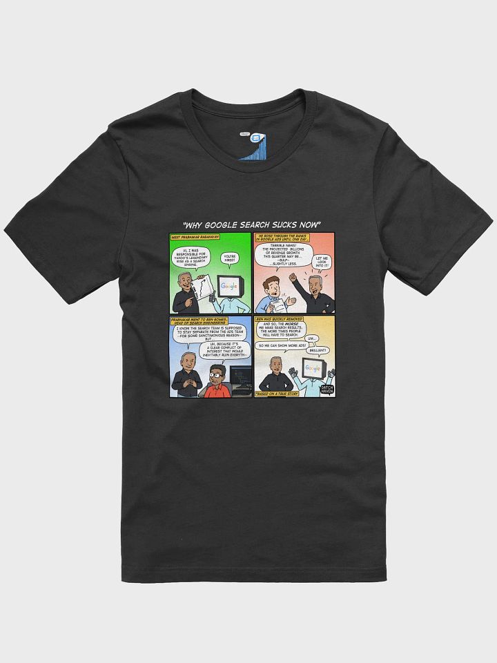 "Why Google search sucks now" soft t-shirt product image (1)