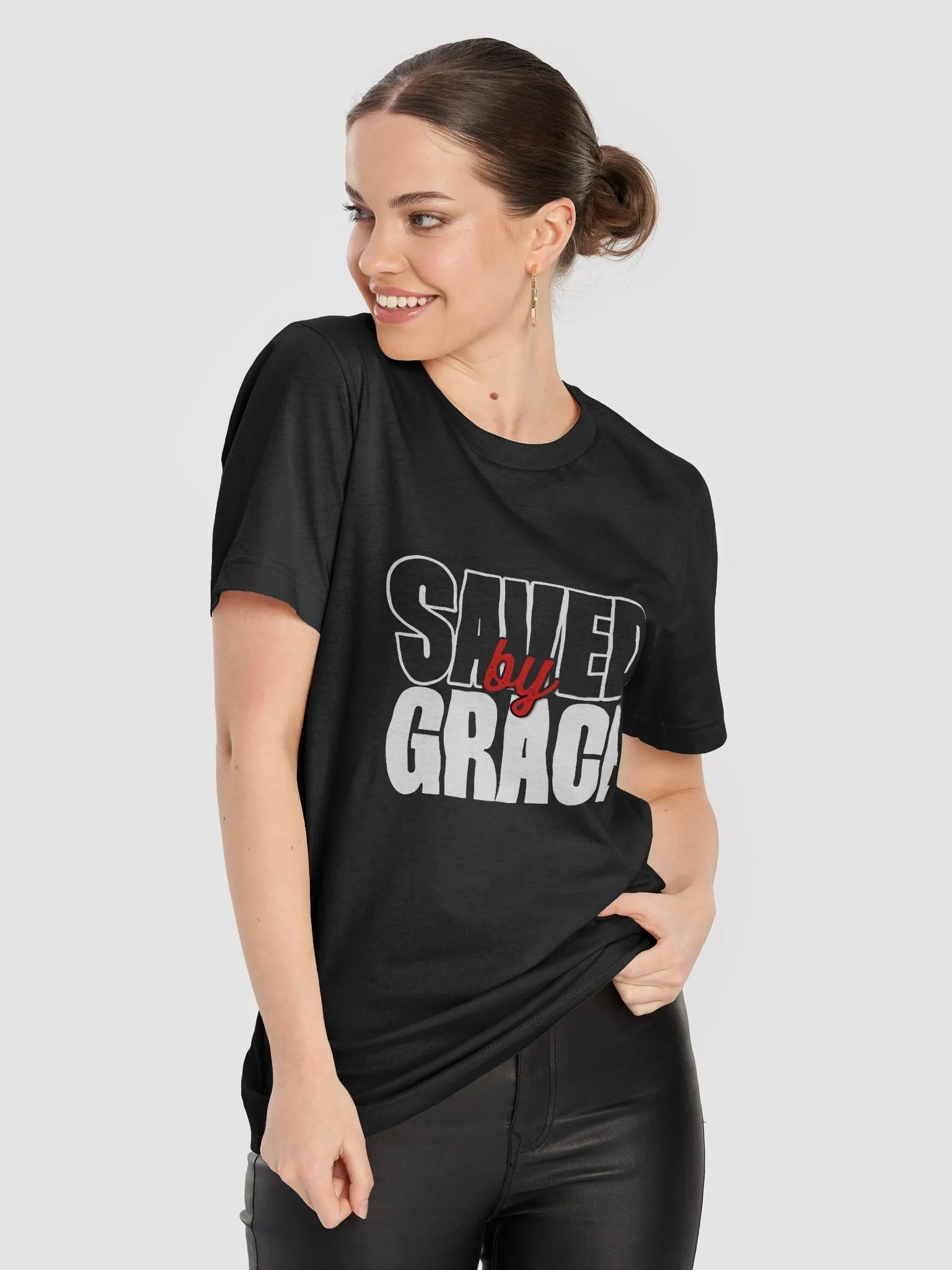 Saved by Grace Graphic Tee product image (40)