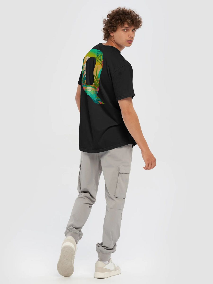 Tropical Sunset Paradise T-Shirt (Letter-Q) product image (6)