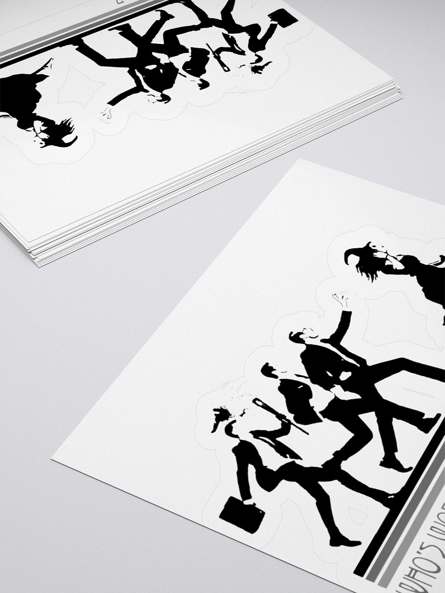 Who's Worried Kiss Cut Stickers product image (10)