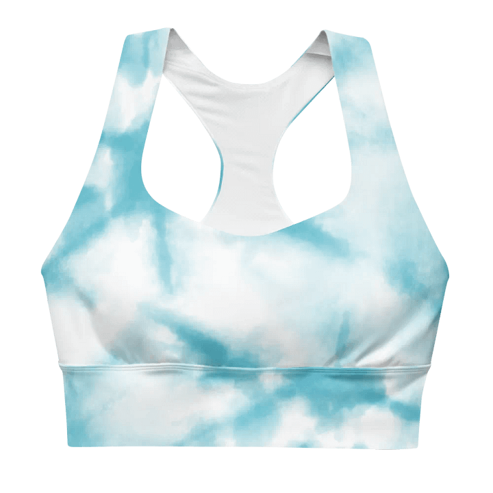 Sky Burst Serenity Longline Sports Bra product image (1)