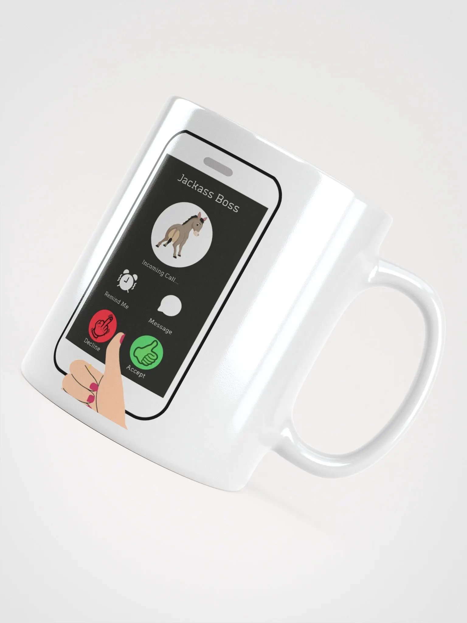 When The Boss Calls - White Mug product image (12)