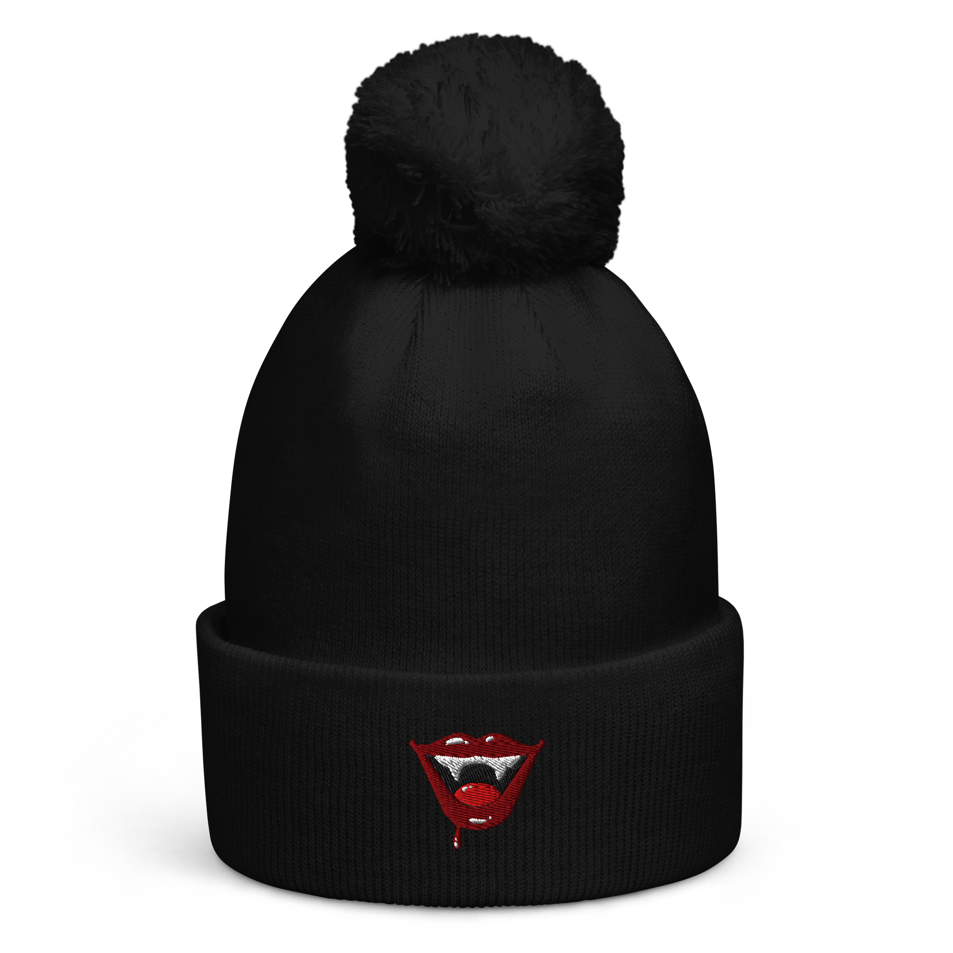 Vampire Dark PomPom Beanie product image (1)