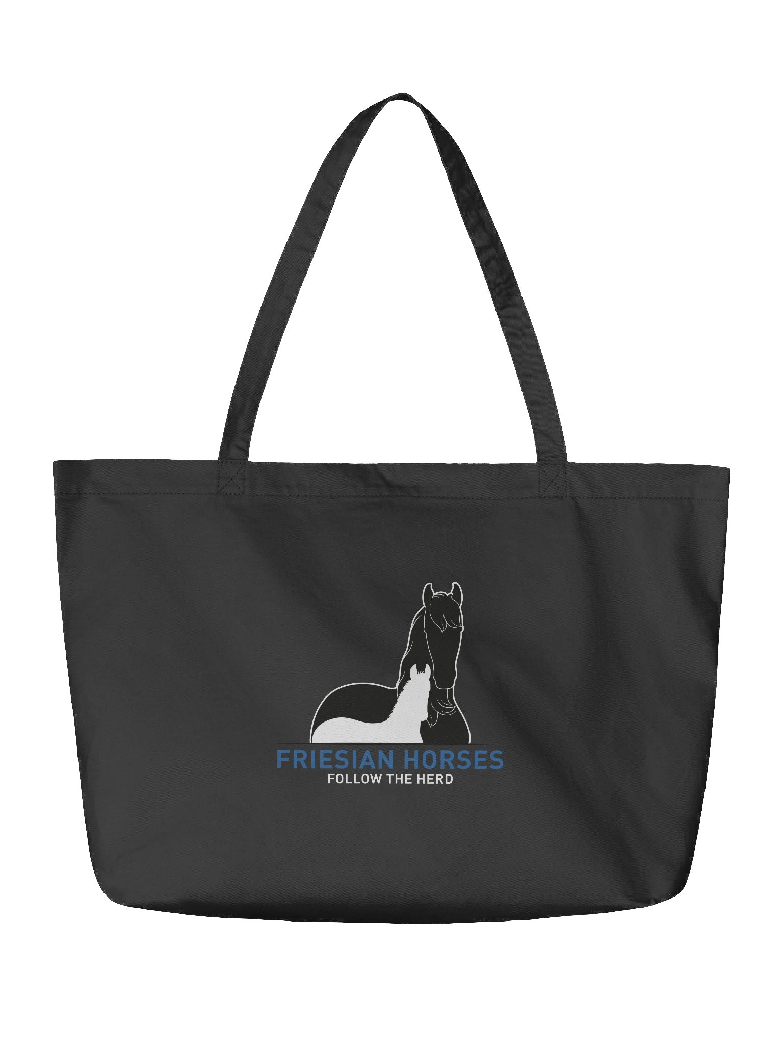 Friesian horses Organic Tote Bag product image (6)