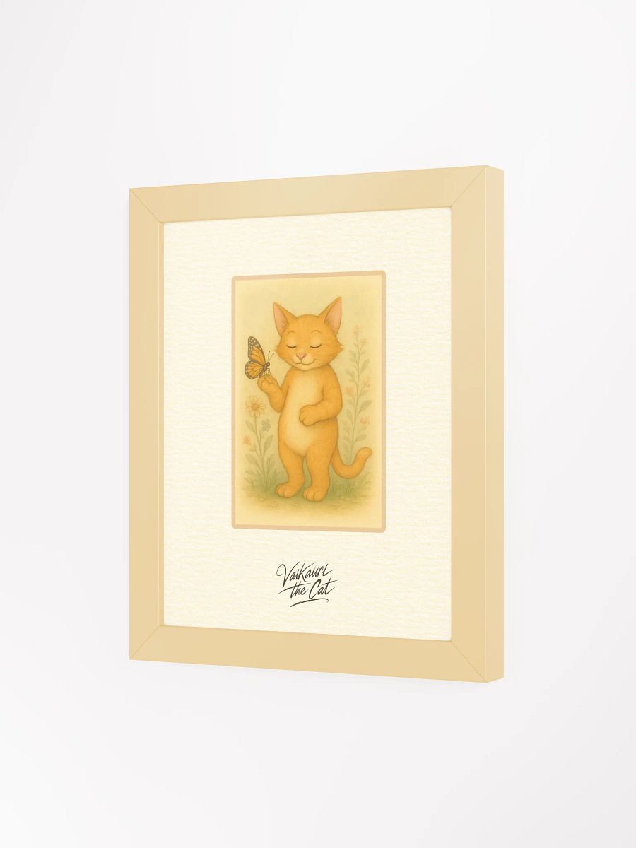 Vaikauri the Cat - Framed Matte Artprint product image (5)