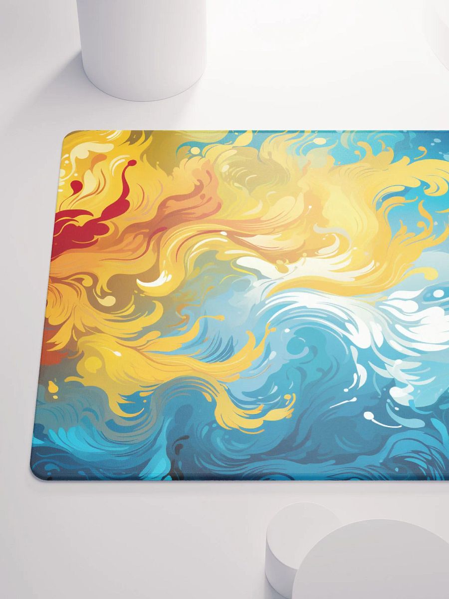 Waves of Fire and Water Mouse Pad product image (6)