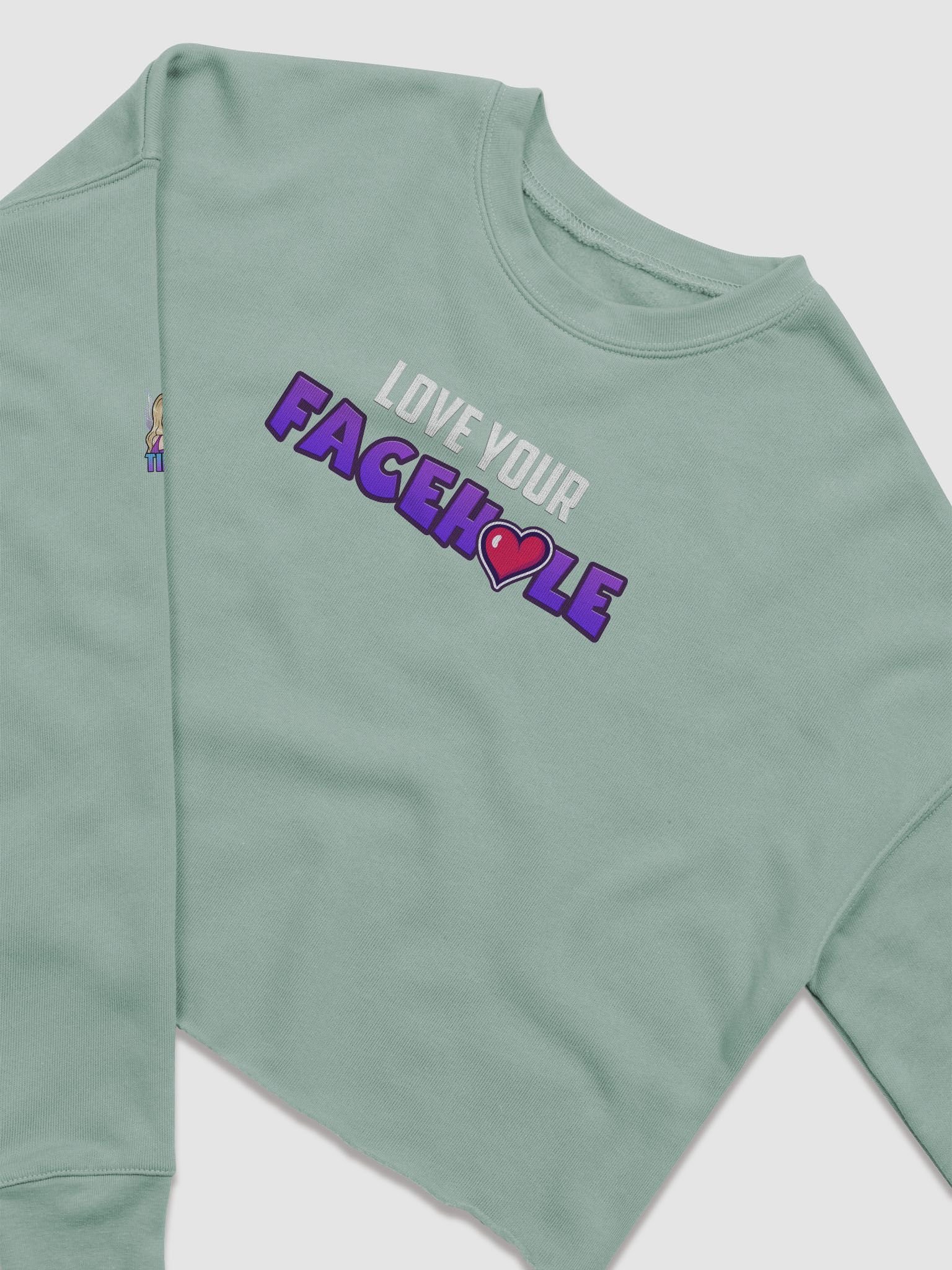 Love Your Facehole Cropped Sweater product image (6)