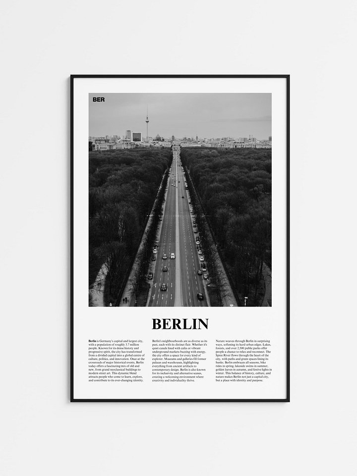 Berlin 03 Newspaper Poster product image (1)
