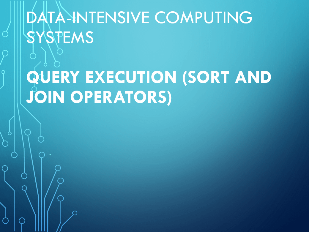 Query Execution (Sort and Join operators) product image (1)