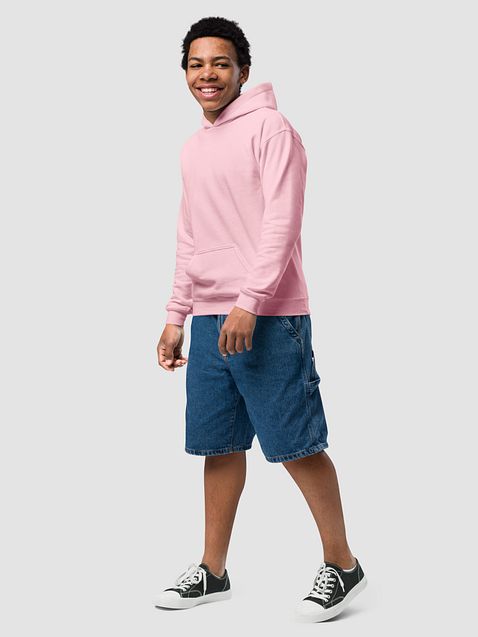 Photo showing Gildan Youth Heavy Blend Hoodie