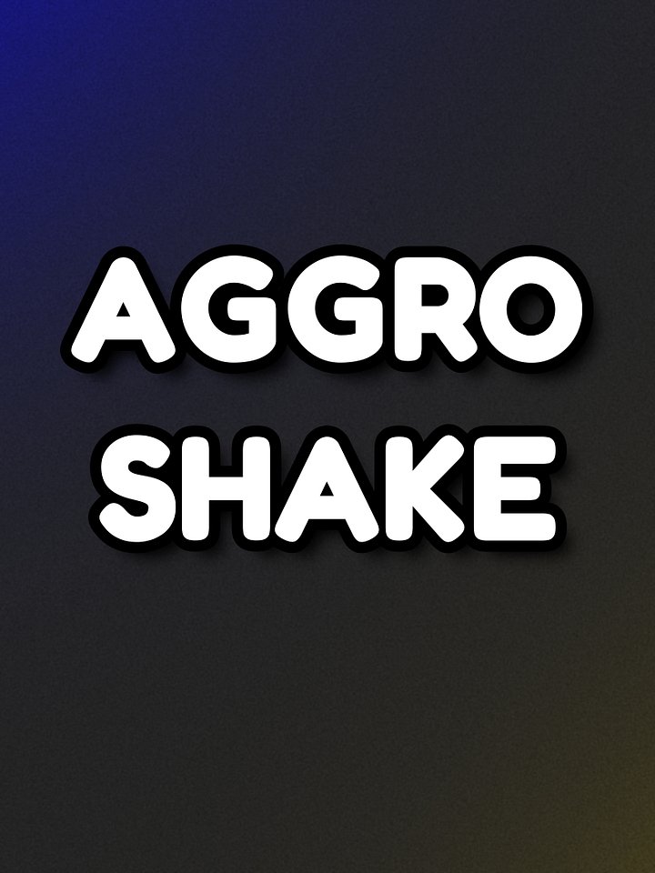 Aggro Shake In and Out Text product image (1)