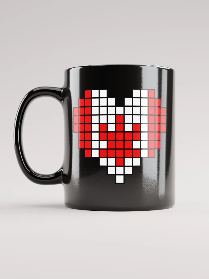 Canada Heart Black Glossy Mug product image (1)