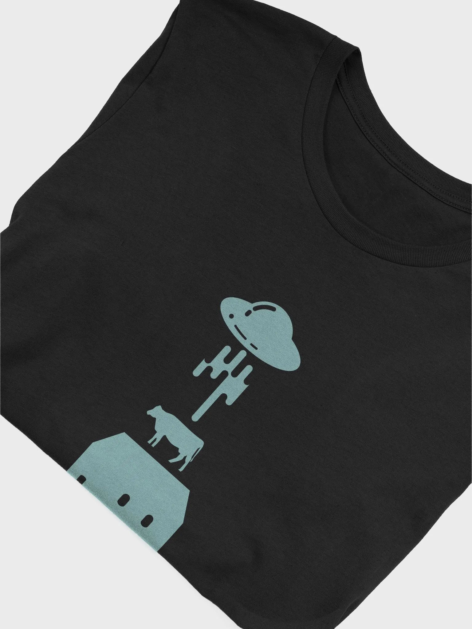 "Minimalist UFO UFO cow" t-shirt product image (5)