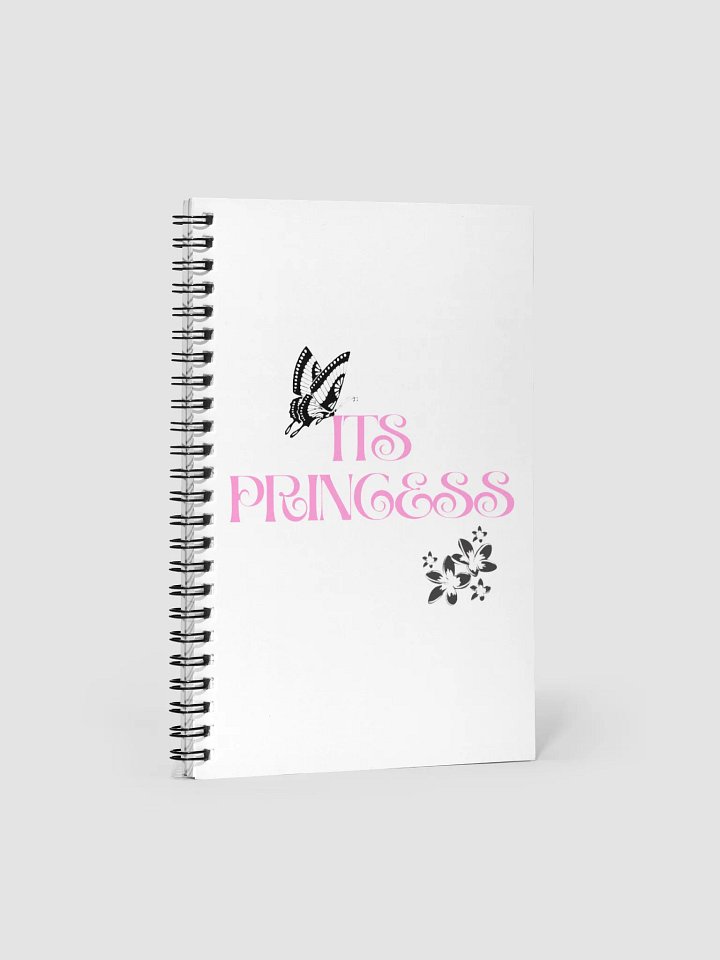 Floral Princess Spiral Notebook product image (1)