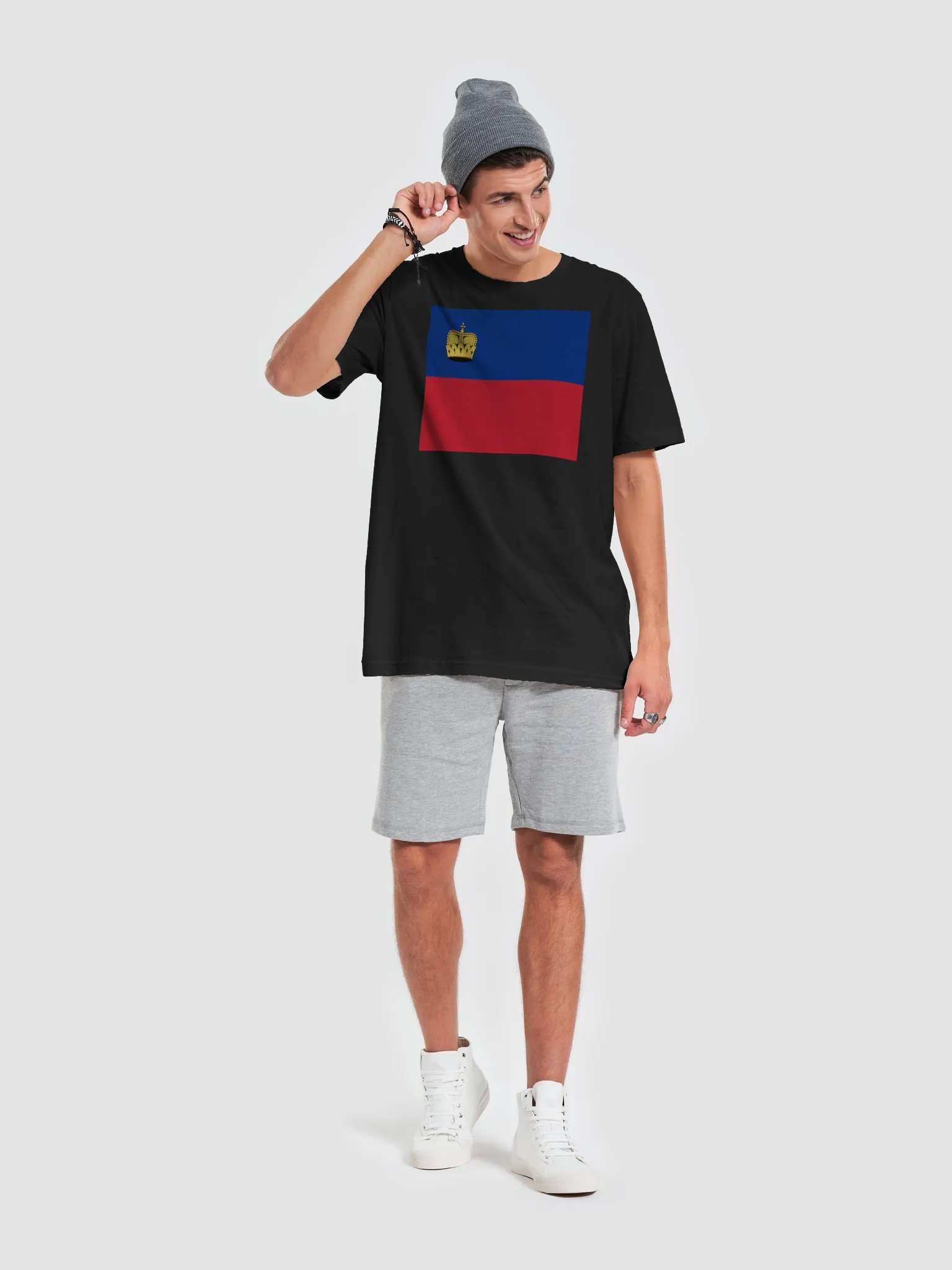 Graphic Grove Liechtenstein Flag T-Shirt - Supersoft Unisex product image (2)