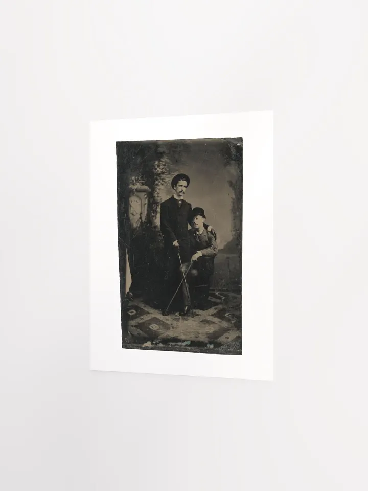 Crossed-Cane Couple - Print product image (2)