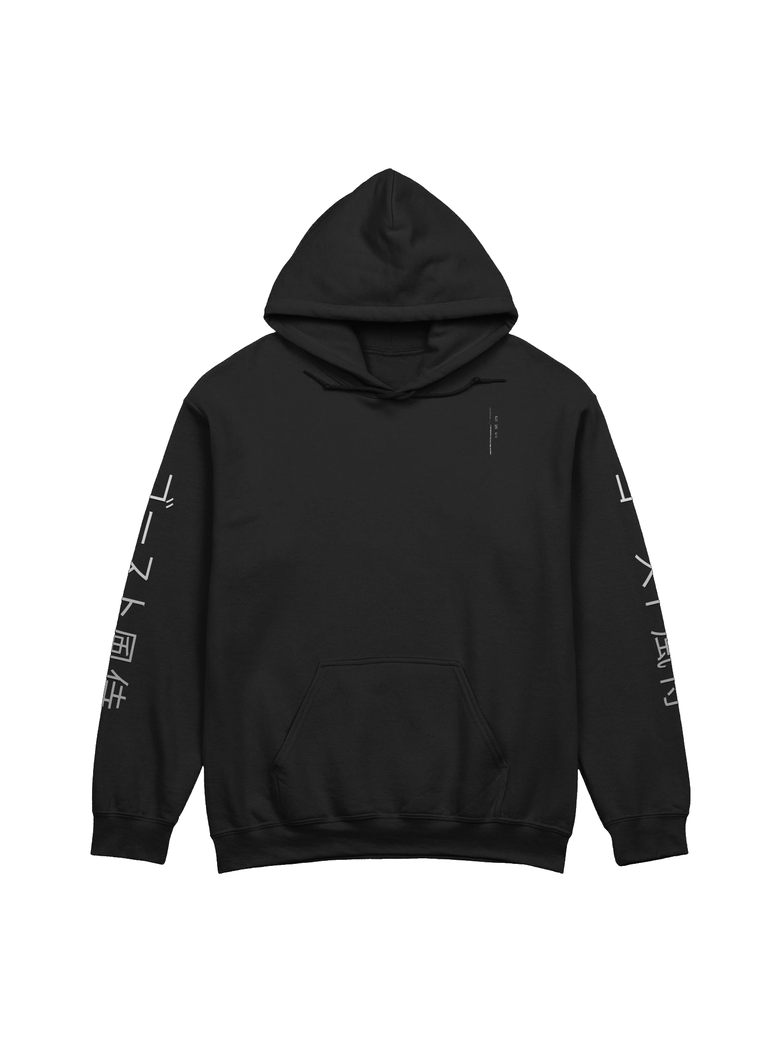 GHOSTWIIIND HOODIE MEDIUM FONT - KANJI SLEEVES product image (2)
