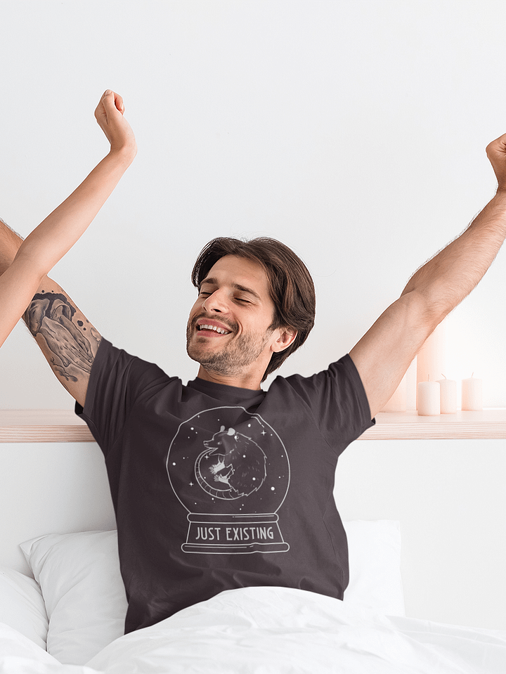 Just Existing supersoft unisex t-shirt product image (1)