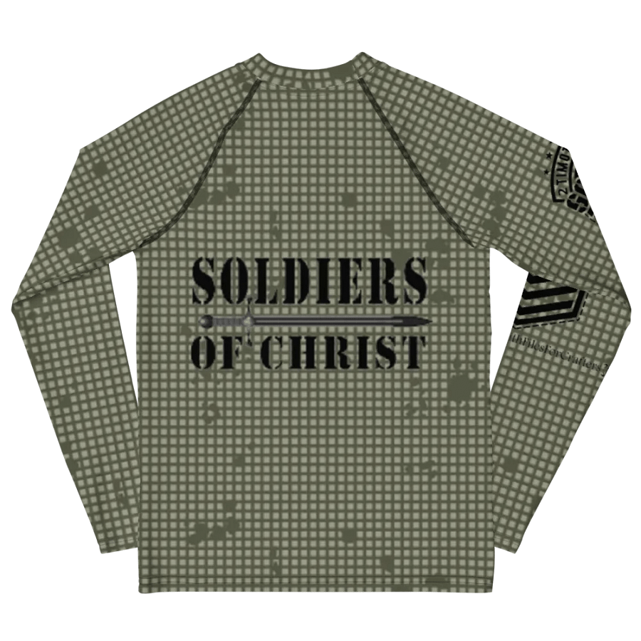 Faithful Camo: Youth Rash Guard - Desert Night Camo product image (6)