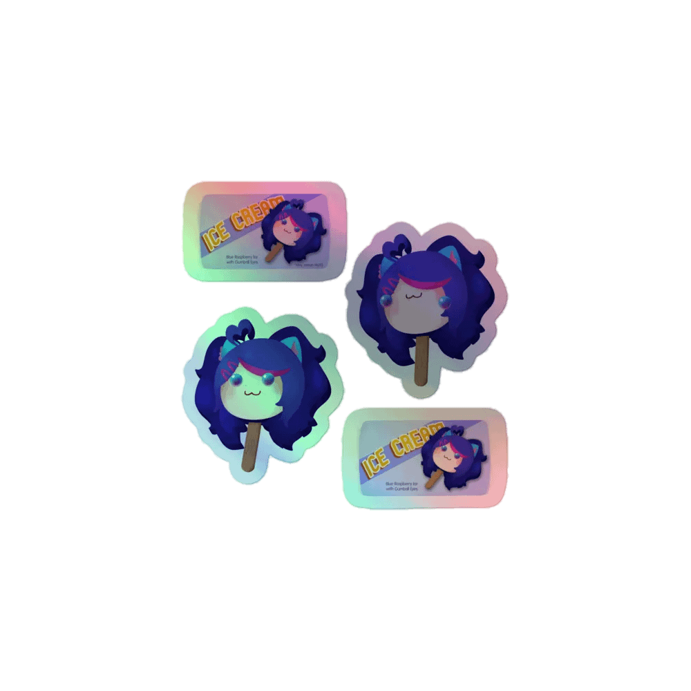 Ice Cream Katie - Holo Stickers product image (1)