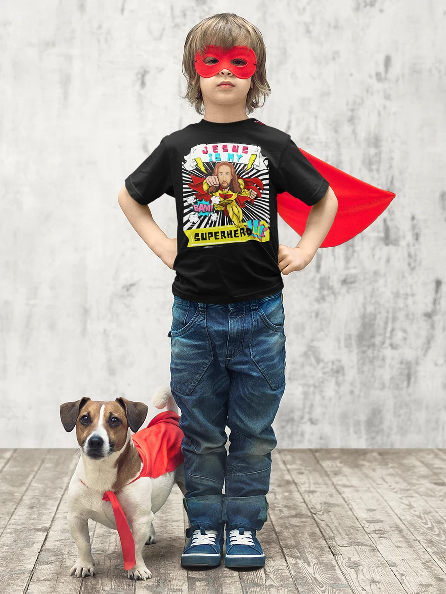 Jesus Is My Superhero-Funny Christian Comic For Toddler T-Shirt product image (1)