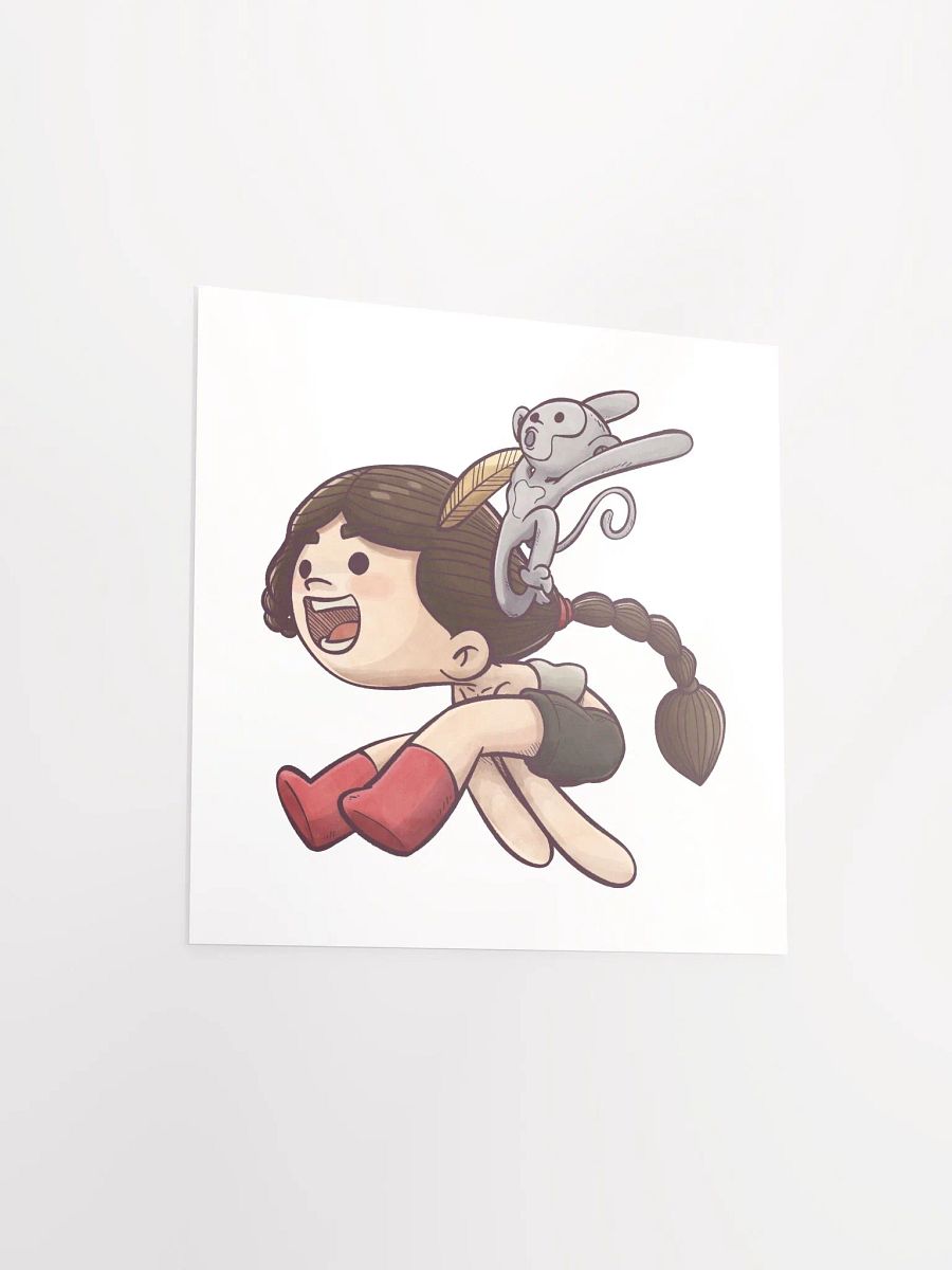 She & Her Pet | Matte Paper Poster product image (3)