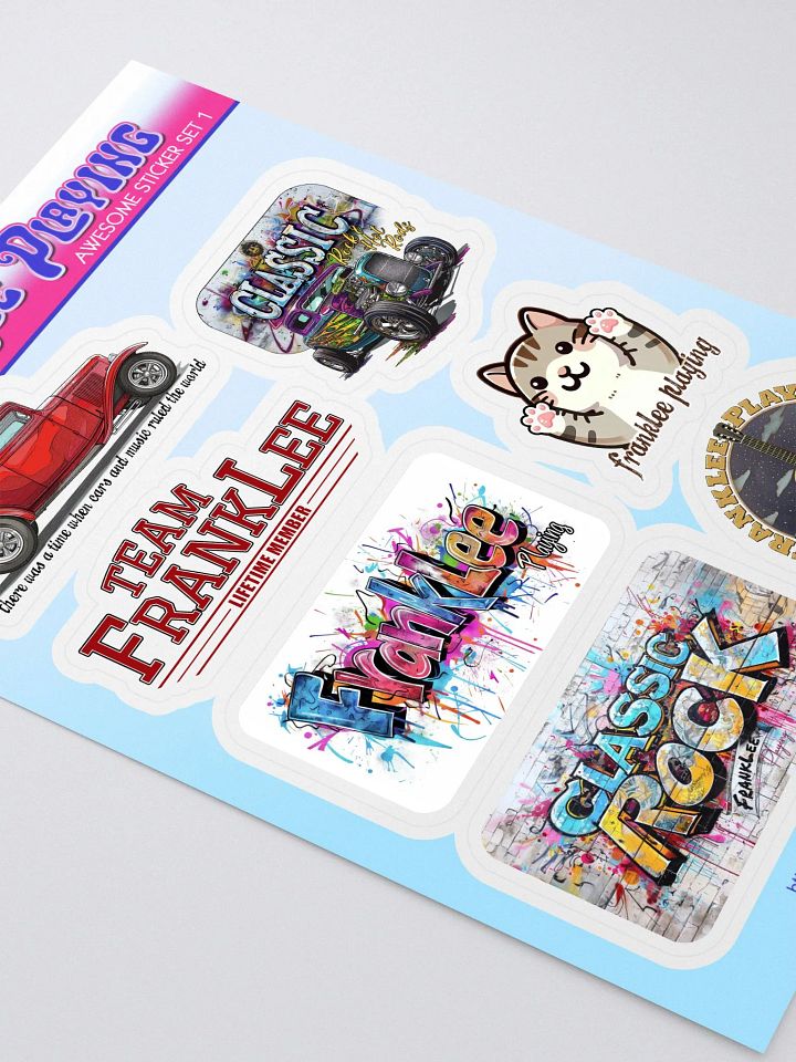 FrankLee Playing Awesome Sticker Set 1 product image (2)