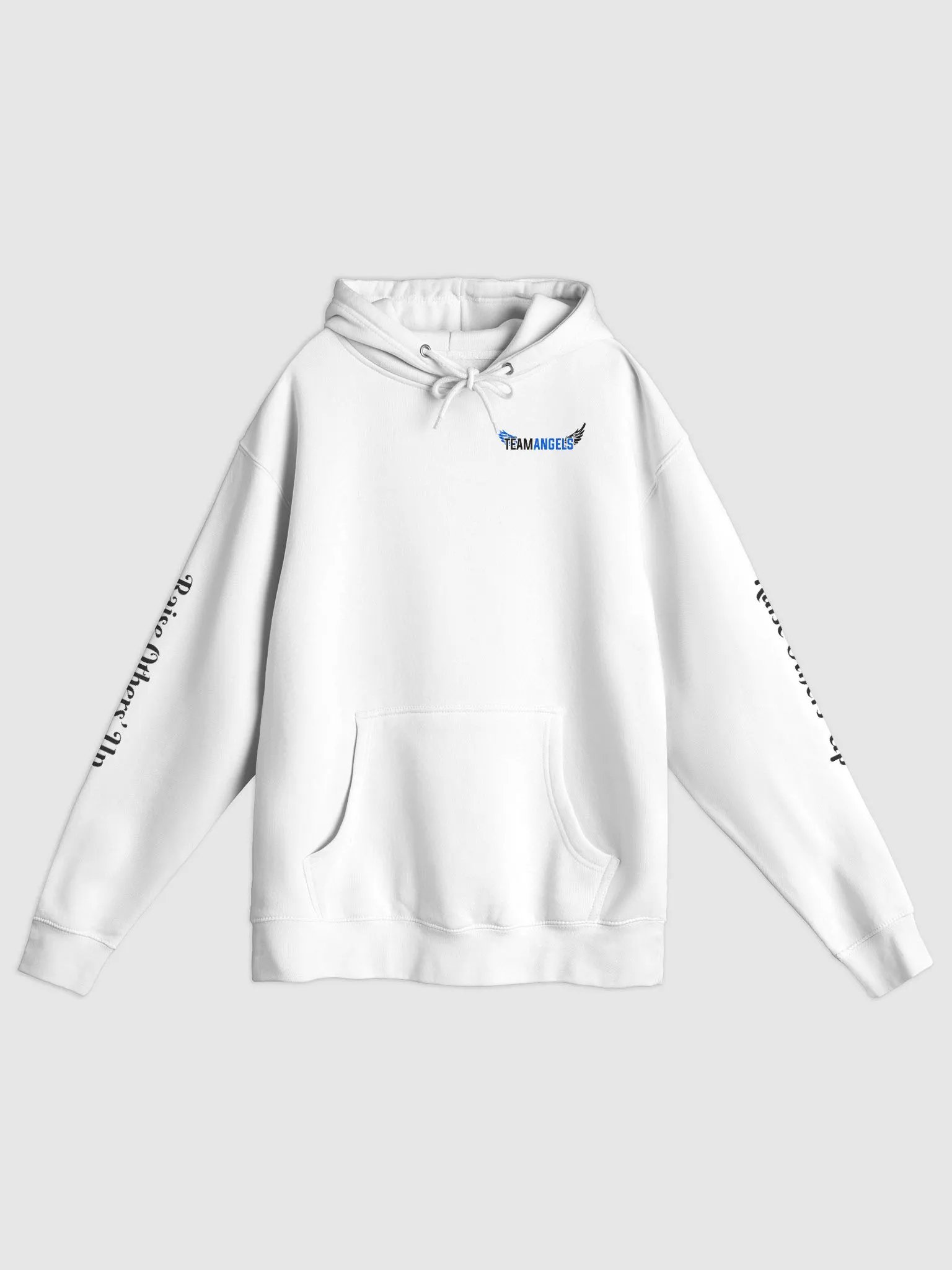 Raise Others’ Up Black & Blue Team Angel Hoodie product image (2)