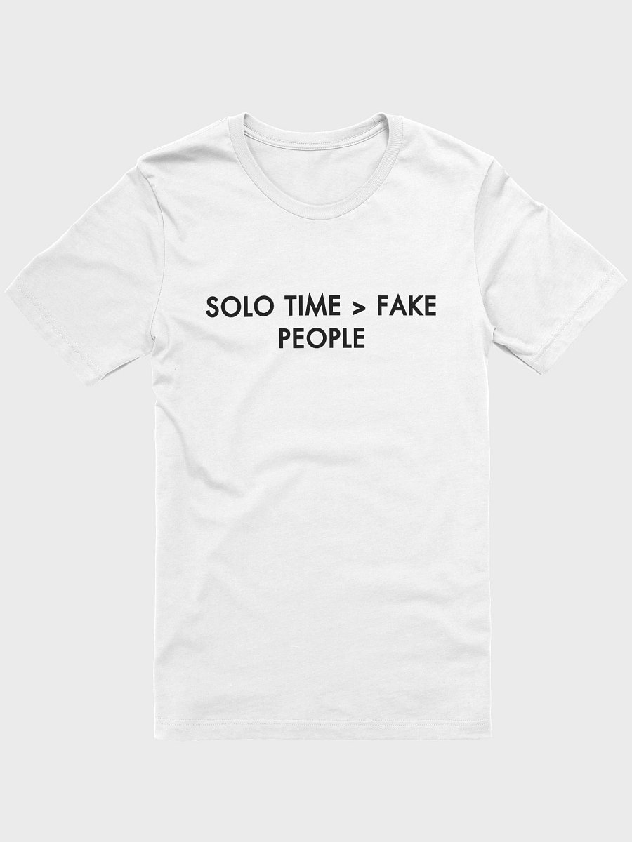 Solo Time > Fake People - Bella+Canvas Supersoft T-Shirt product image (1)