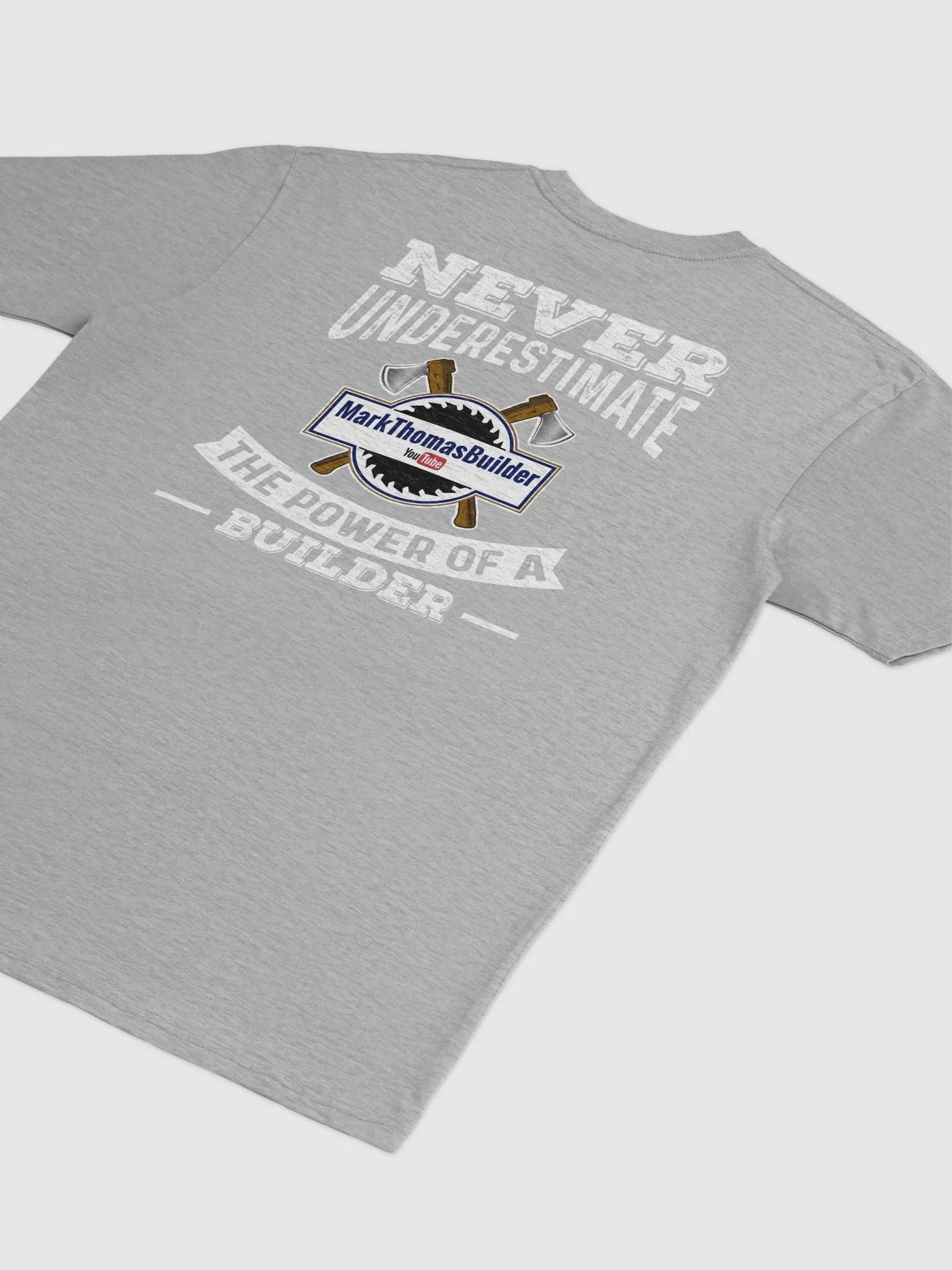Grey Shirt- Logos on front & back product image (4)