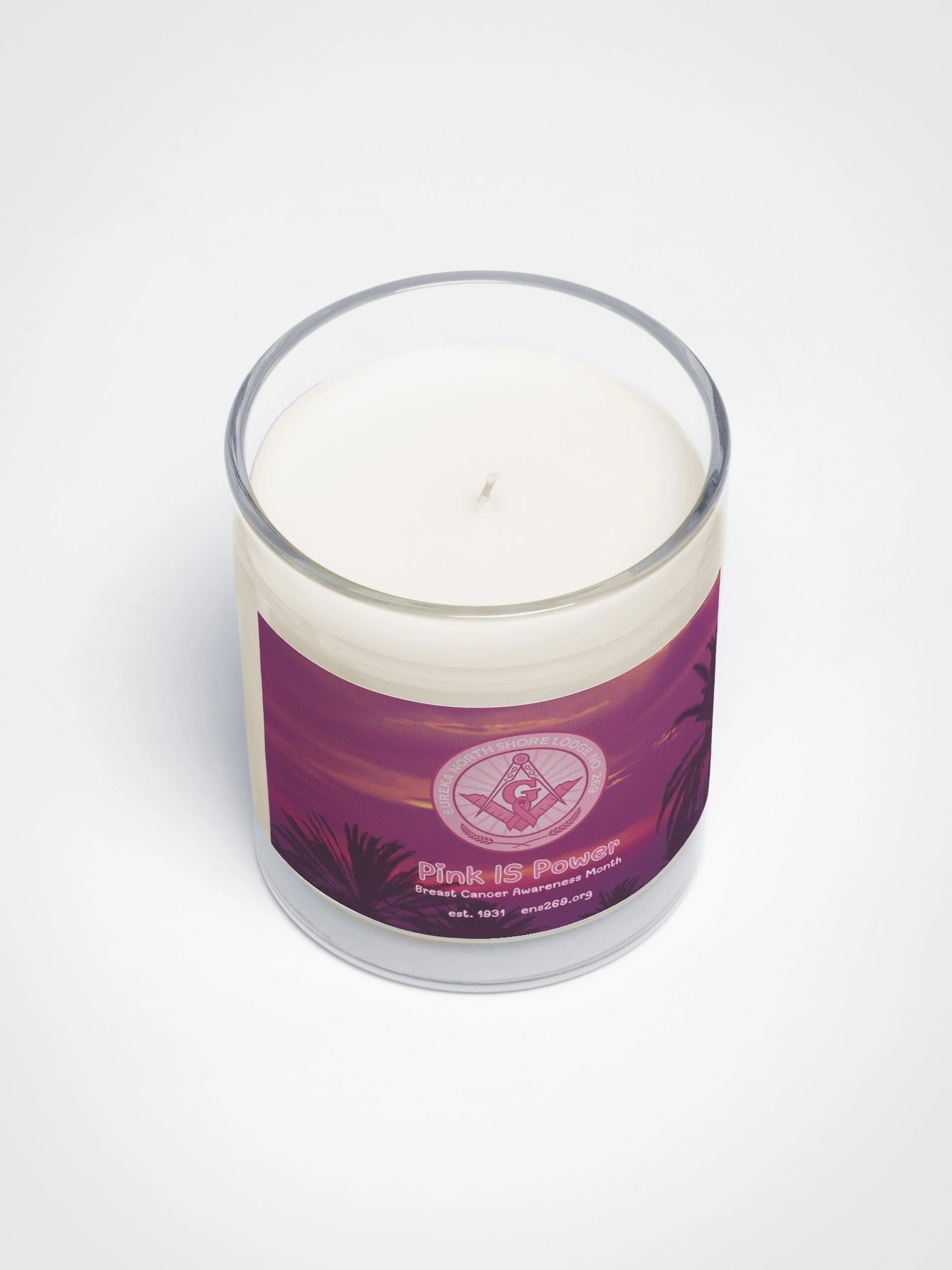 Pink is Power: Awareness Candle product image (3)